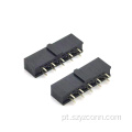 Conector de cabeçalho fêmea de passo de 2,54 mm reto 18P